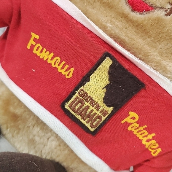 Vintage 90s Idaho Potato Buddy Famous Idaho Potato Spud Plush Stuffed Animal 18" - Picture 5 of 16